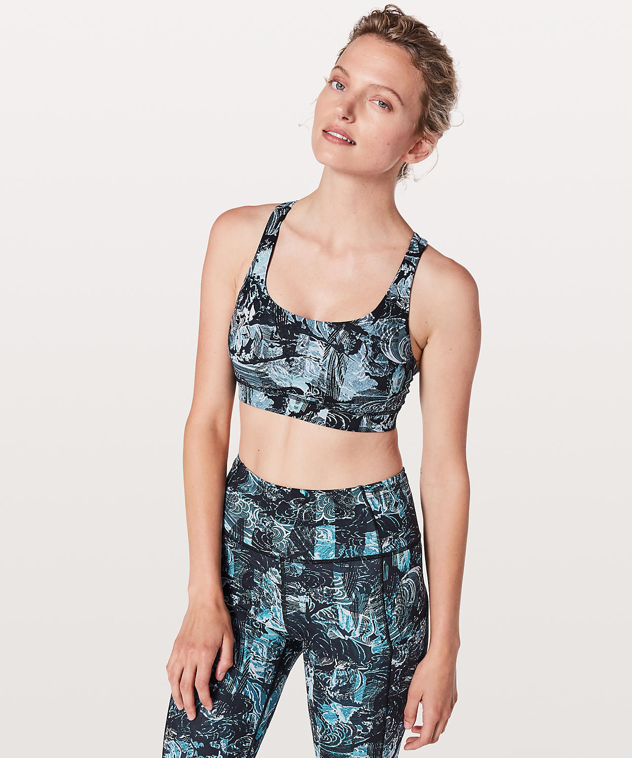 Lululemon Nulu High-Rise Yoga Crop 23 - Ocean Air - lulu fanatics