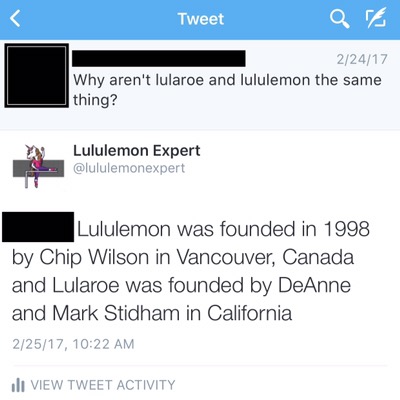 lululemon and lularoe